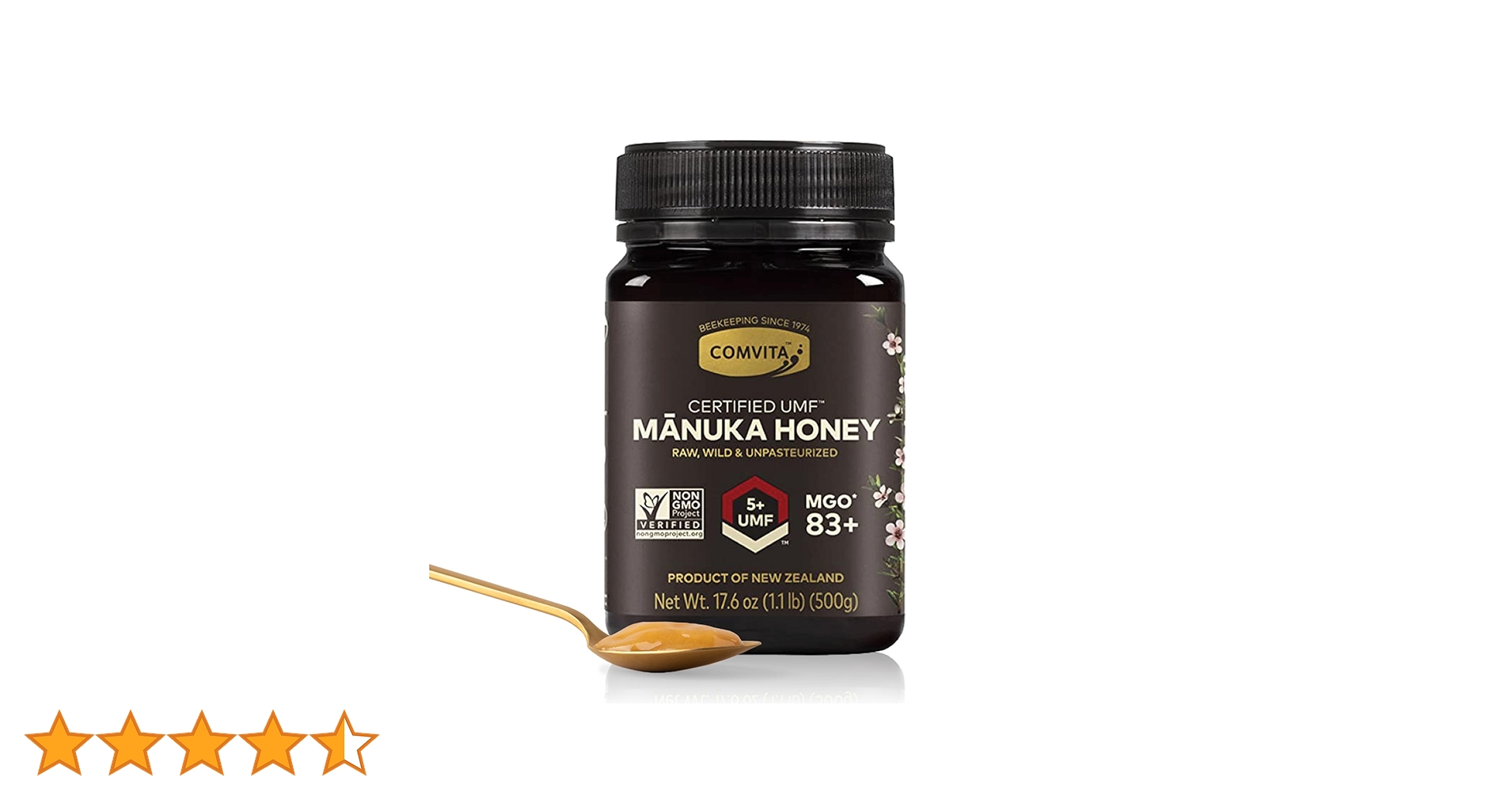 コンビタ マルチフローラル　マヌカハニー MGO 30+ 500g ６本 COMVITA マヌカハニー はちみつ MGO 30+ 500g 蜂蜜 マルチ